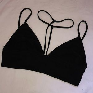 Black bralette